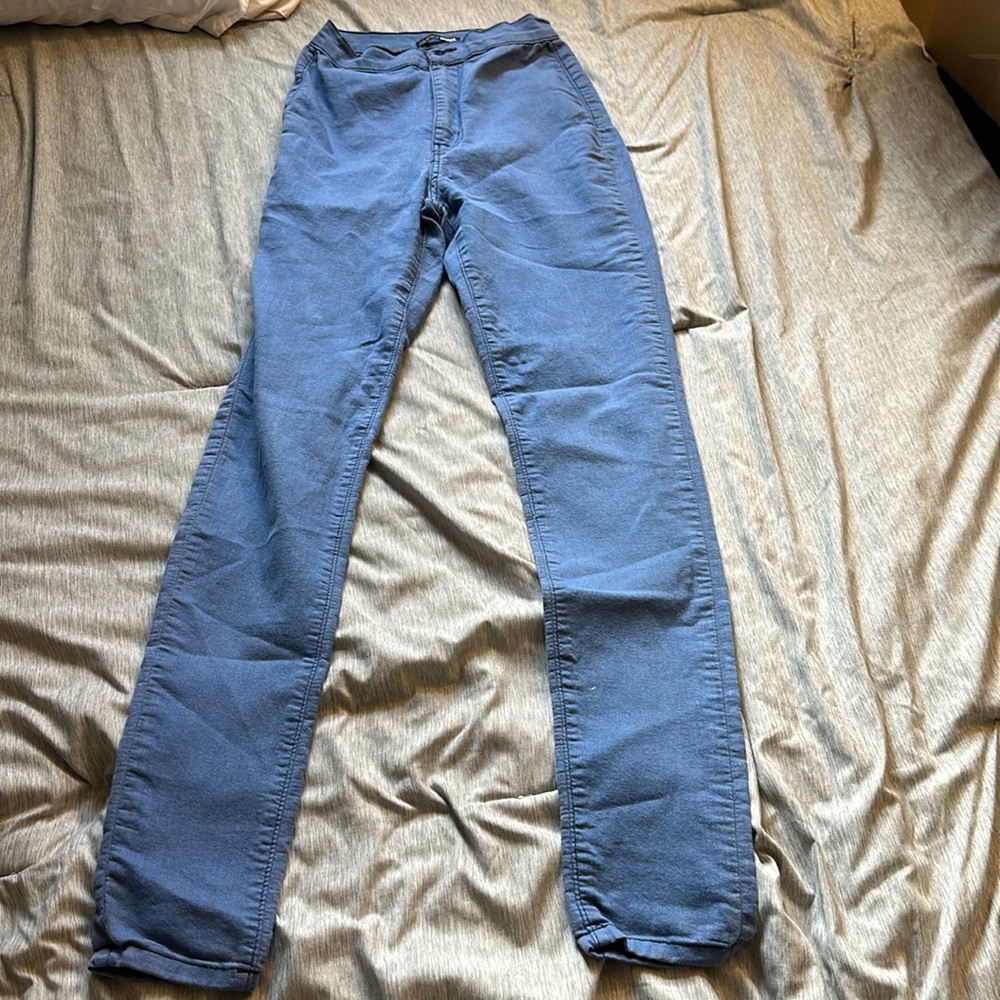 High Waisted Medium Wash Skinny Jeans